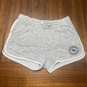Abercrombie Kids Light Gray Athletic Shorts